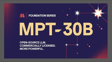 MosaicML MPT 30-B  Bigger Better Cheaper Open Commercially Usable