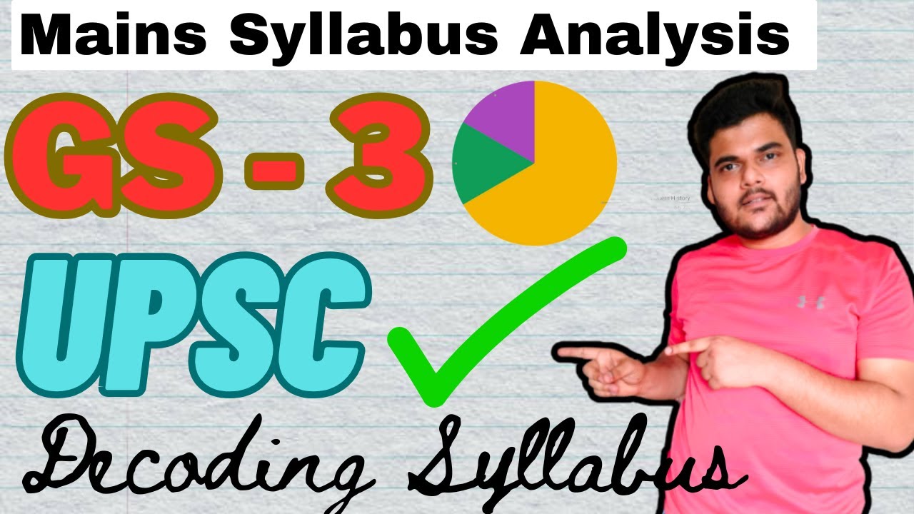 UPSC GS Paper 3 Syllabus analysis 