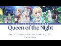 KanoeRana (カノエラナ) - Queen of the Night Lyrics Video 歌詞動画 [Kan/Rom/Eng] Tearmoon Empire Ending EDテーマ