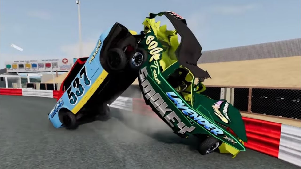 Beamng Banger Racing Crashes 21 - YouTube