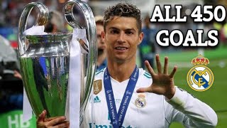 Cristiano Ronaldo All 450 Goals For Real Madrid 2009-2018