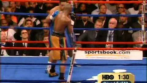 35. Floyd Mayweather Vs. Sharmba Mitchell.