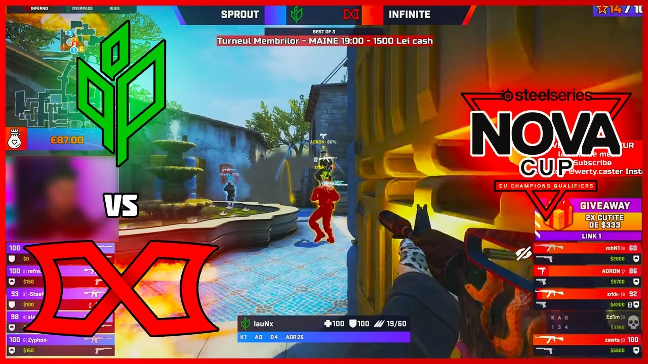 lauNX + Sprout vs Infinite | GAM3RS_X EU Champions Fall 2022 EU Open QUAL - HiGHLiGHTS | CSGO