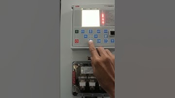 ABB REF 615 relay reset fault