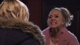 EastEnders - Linda Carter Slaps Kathy Cotton (9th February 2024)