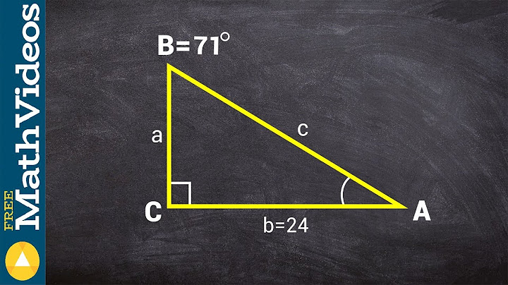 How to find the value of x in a triangle trigonometry