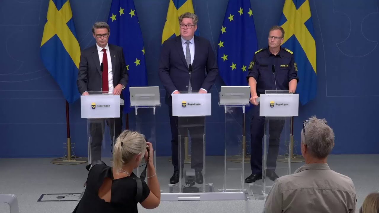 Pressbriefing med anledning av det försämrade säkerhetsläget