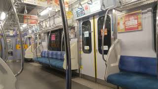 【東京メトロ半蔵門線】大手町駅→三越前駅（東急5000系電車5115F）大晦日の車内と地下鉄の車窓、走行音、列車案内アナウンス（東京都）Tokyo Metro Hanzōmon Line JAPAN