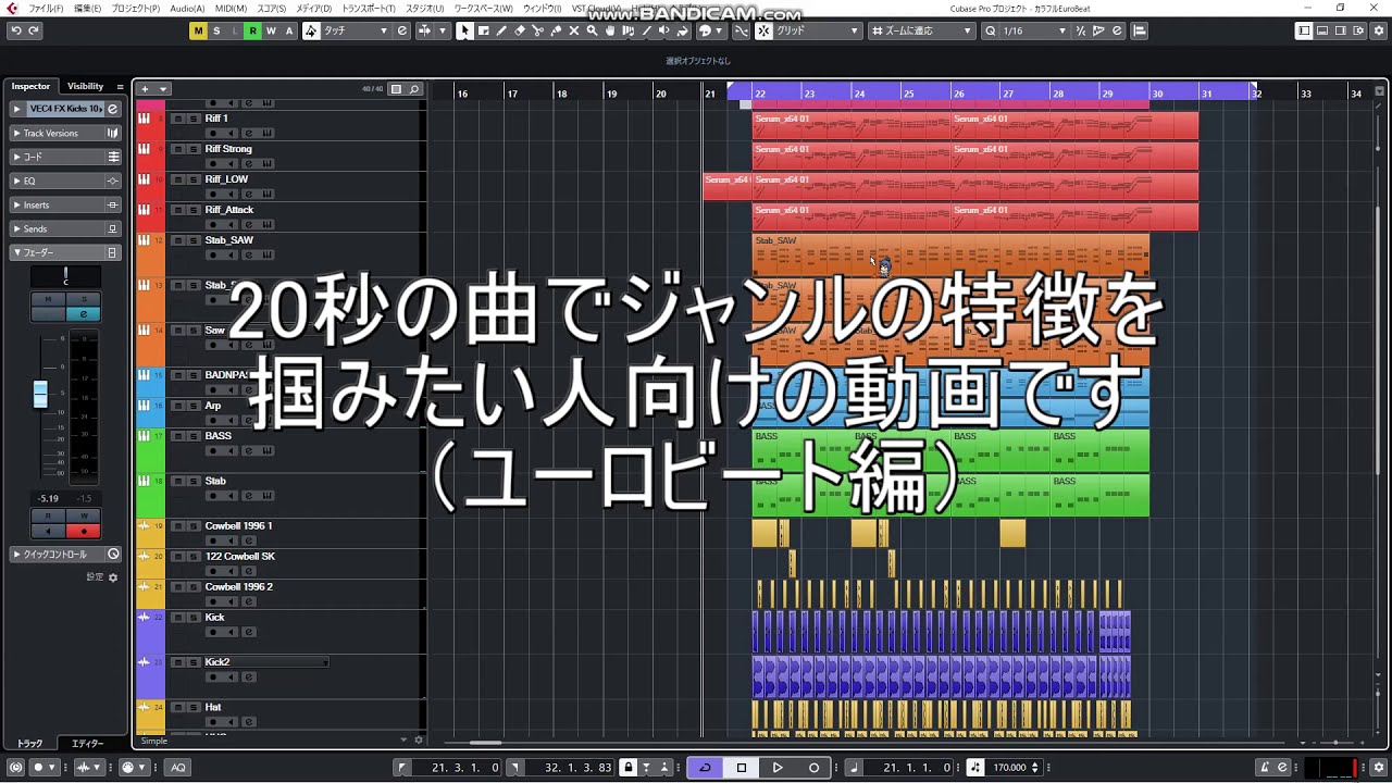 ユーロビート作り方【簡単解説】 - YouTube