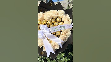 Thumbnail of Cute heart chocolate bouquet! #florist #flowers #bigbouquet