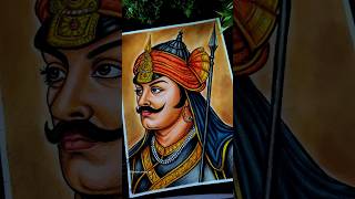 Maharana Pratap Drawing Colour 🔥#shorts #maharanapratap #drawing #art #sketch