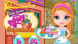 Baby Barbie Little Pony Cupcakes Online Free Flash Game Videos GAMEPLAY screenshot 4
