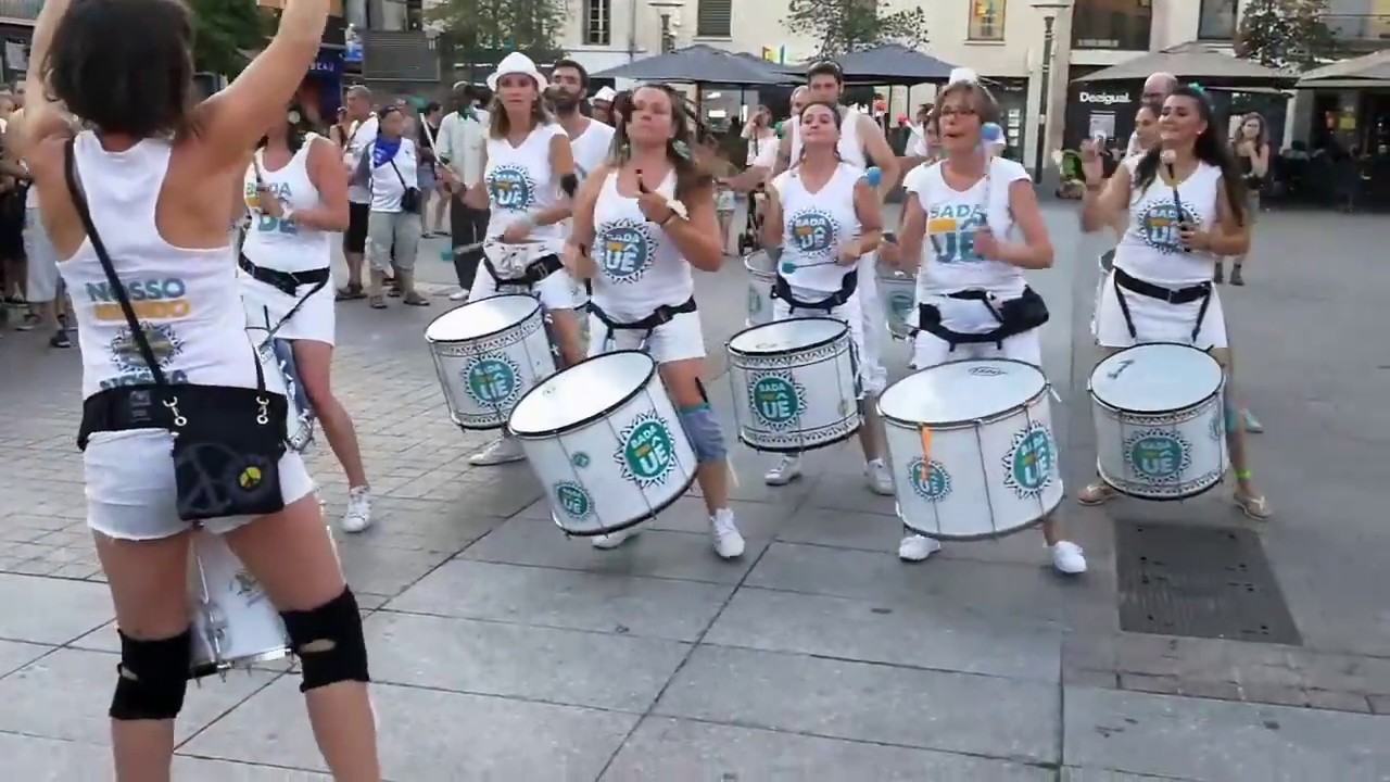 La batucada Badauê Béziers aux jeudis de Perpignan 19 07 2018
