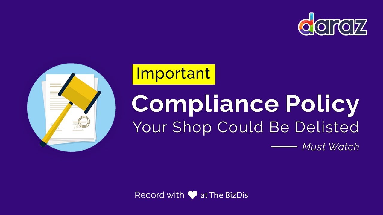 SHOP DELISTING 🥺 Daraz Seller Compliance Policy YouTube