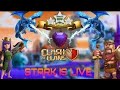 CLASH OF CLANS LIVE ATTACKS STARK IS LIVE🤕😲😲