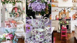 Spring Vintage Shabby Chic Farmhouse Cottage Decorating ldeas|Shabby chic decorating ideas #decor