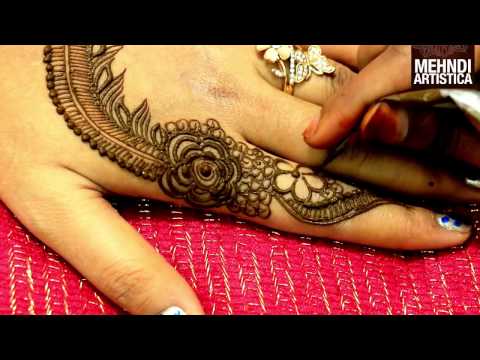 Easy Arabic Henna Designs Simple Mehndi Design For Hands Step By