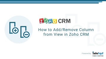 How to Add/Remove Column from View in Zoho CRM