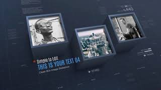 After Effects Template: Clean Box Image Slideshow