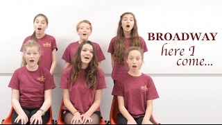 Video thumbnail of ""Broadway Here I Come" (Smash) COVER by Spirit Young Performers Company"