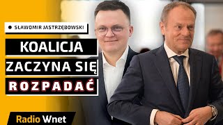 Jastrzębowski: Hołownia coraz mocniej dystansuje się od Tuska. Pęknięć w koalicji jest coraz więcej