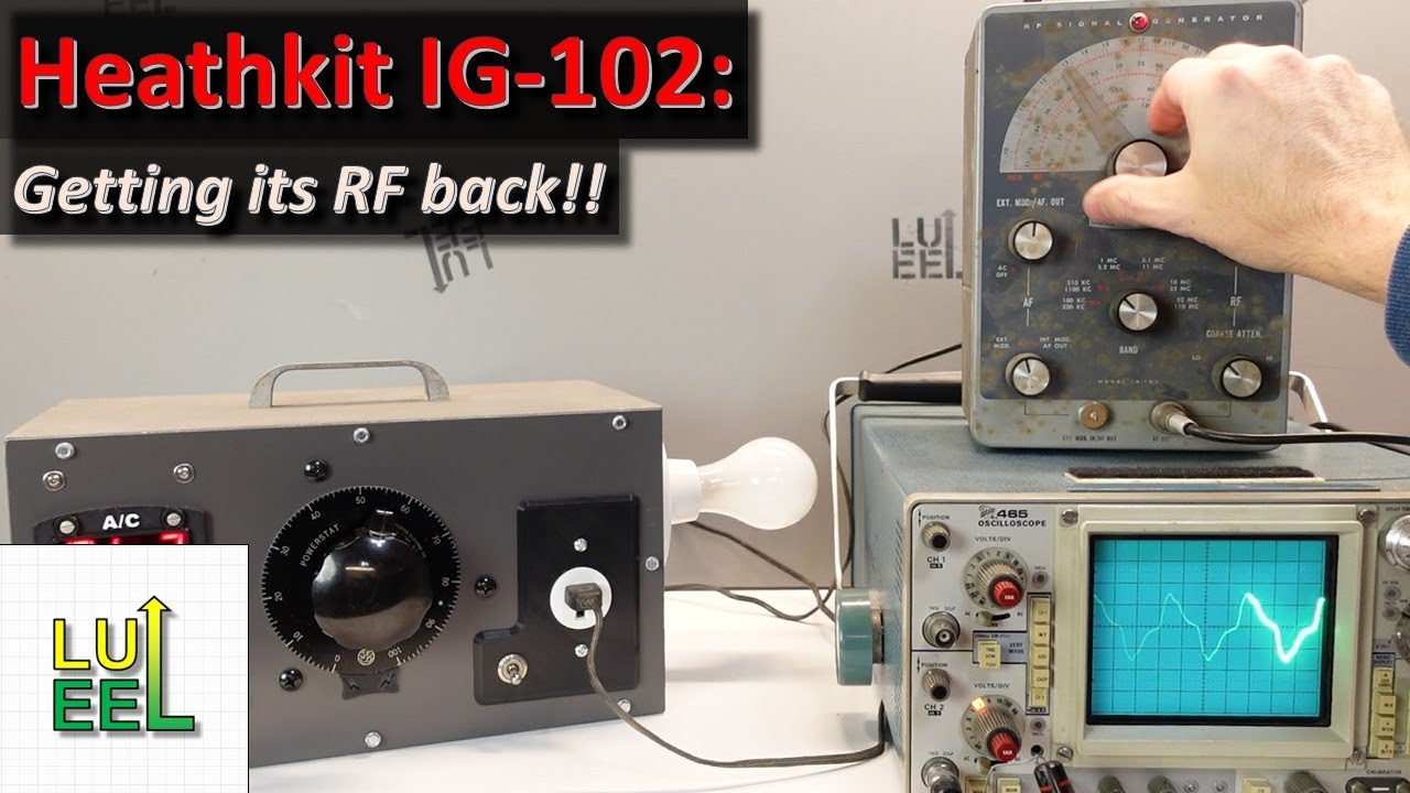 Heathkit IG-102 RF Signal Generator Restoration - YouTube