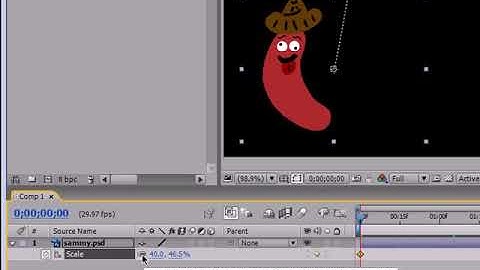 after effects tutorial 7 animating scale  |  The New Bostoon