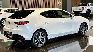 2024 Mazda 3 Hatchback 1.5L White Color - Interior and Exterior Walkaround