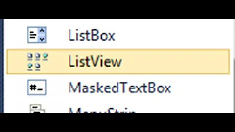 How to use ListView Control in C#