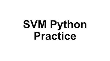 (Docceptor 머신러닝 8-7) SVM Python practice