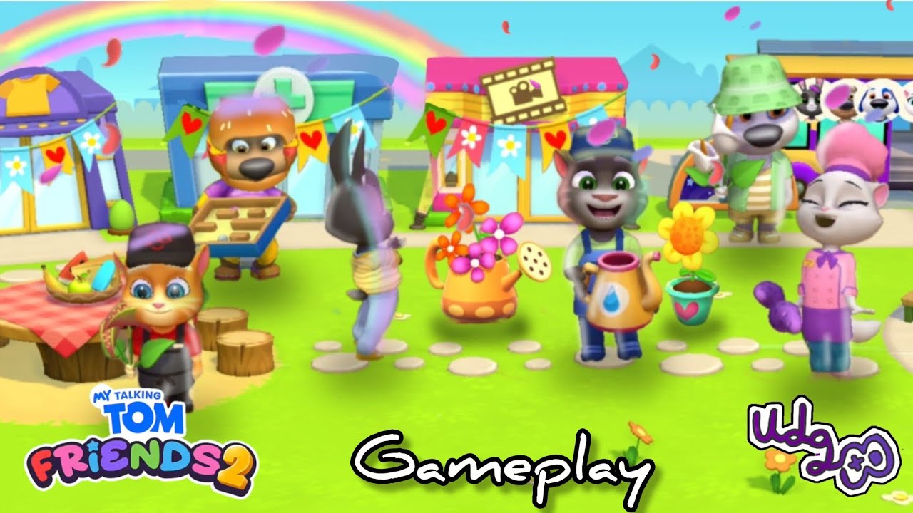 A primavera🌸está chegando🐝Ao bairro dos amigos🏠(my talking tom friends 2)Universo dos Games 🎮 