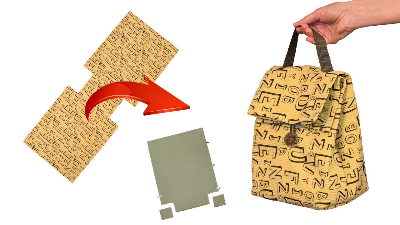 how-to-sew-a-lunch-bag-in-10-minutes-easily-youtube