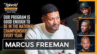 Marcus Freeman talks 2025 College Football, Notre Dame's Championship run & Jeremiyah Love|The Pivot