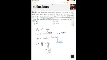 Balls are thrown vertically upward in such a way that the next ball is thrown when the previous one