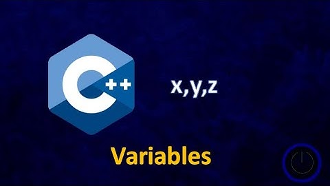 Variables in C++