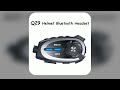 Q29 Motorcycle Helmet Headset Recorder 1080P HD Wireless Communicator Moto Dash Camera Wideangle
