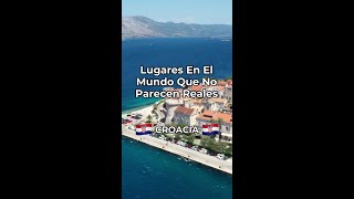 LUGARES EN CROACIA QUE NO PARECEN REALES #viral #explore #travel #shorts #world #viajar #Croacia