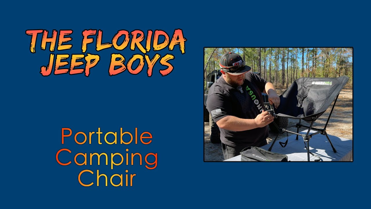 Florida Jeep Boys Review RhinoUSA's Portable Camping Chair
