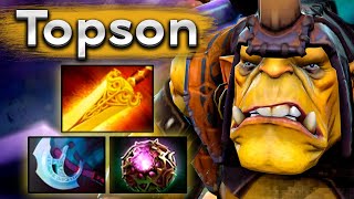 Топсон на Алхимике фармит всё что видит! - Topson Alchemist 7.34 DOTA 2