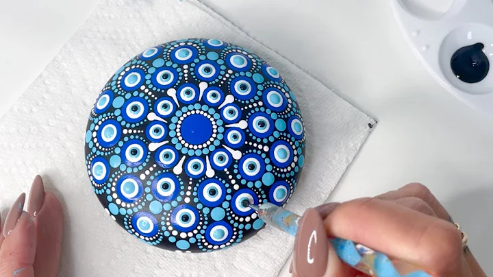Evil Eye Design | Dot Painting | Thoughtful Dots | Mandala Art