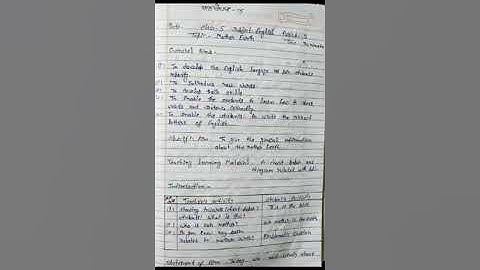 Lesson Plan-15| DElEd 3rd Sem| Class-5 | Sub- English by RU8013