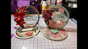 Circle Acetate Easel Card