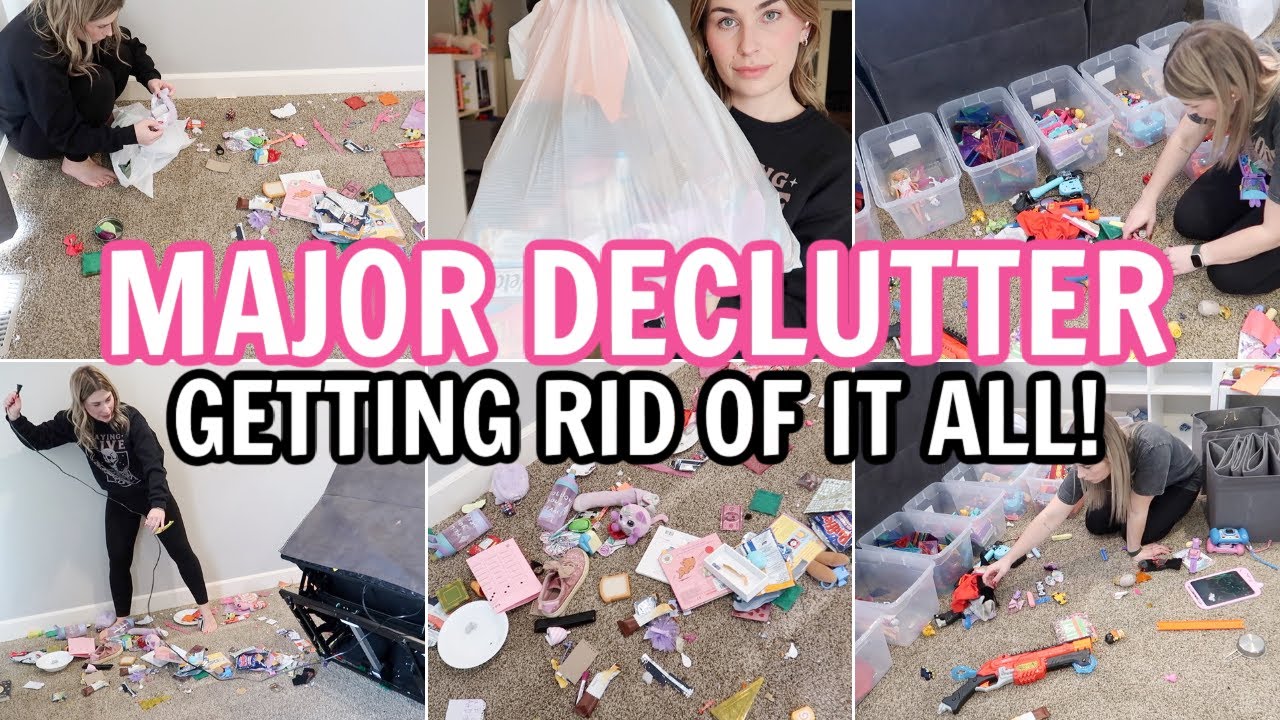 DECLUTTERING, ORGANIZING & DEEP CLEANING | THROWING EVERYTHING OUT IN ...