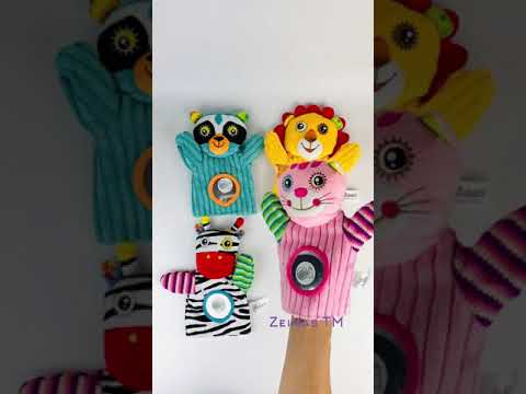 Игрушка на руку Кот погремушка детская от Zeimas Игрушка на руку Кот погремушка детская от Zeimas