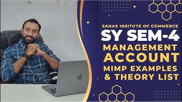Management Account - MIMP Examples & Theory List || How to Prepare for MSU External Exam #sybcom