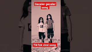 geceler geceler TikTok viral song #shorts #tiktokviral #geceler Resimi