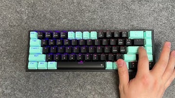 Redragon K631 Pro SE - Typing Test (Linear)