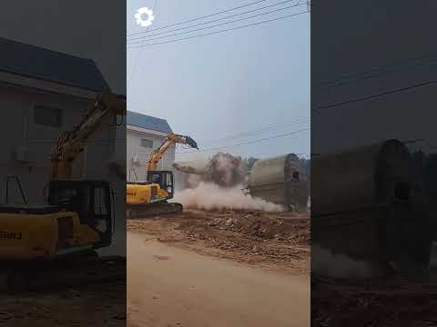Extremely powerful destructive machines #shorts #heavymachinery #theengine #heavyequipment