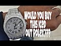 Rolex Datejust 41 flower setting diamond bust down