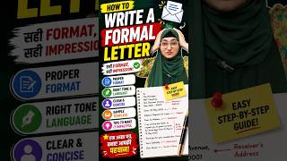 How to Write a Formal Letter Format and Structure Opening Lines CBSE Class 10 #cbseclass10 #shorts
